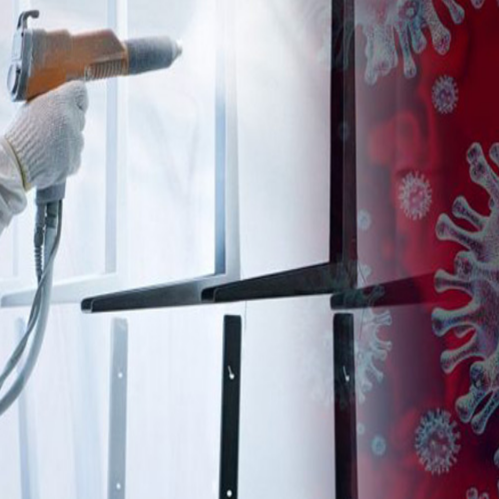 Antibacterial Powder Coatings for Metal Surfaces