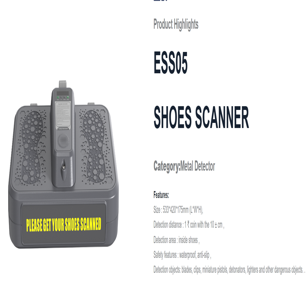 Ess05 Shoes Scanner - Features: Waterproof Design