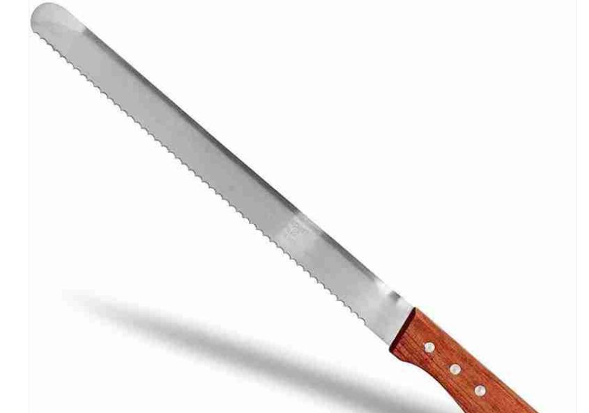 FLAIR WOODEN HANDLE BREAD KNIVES