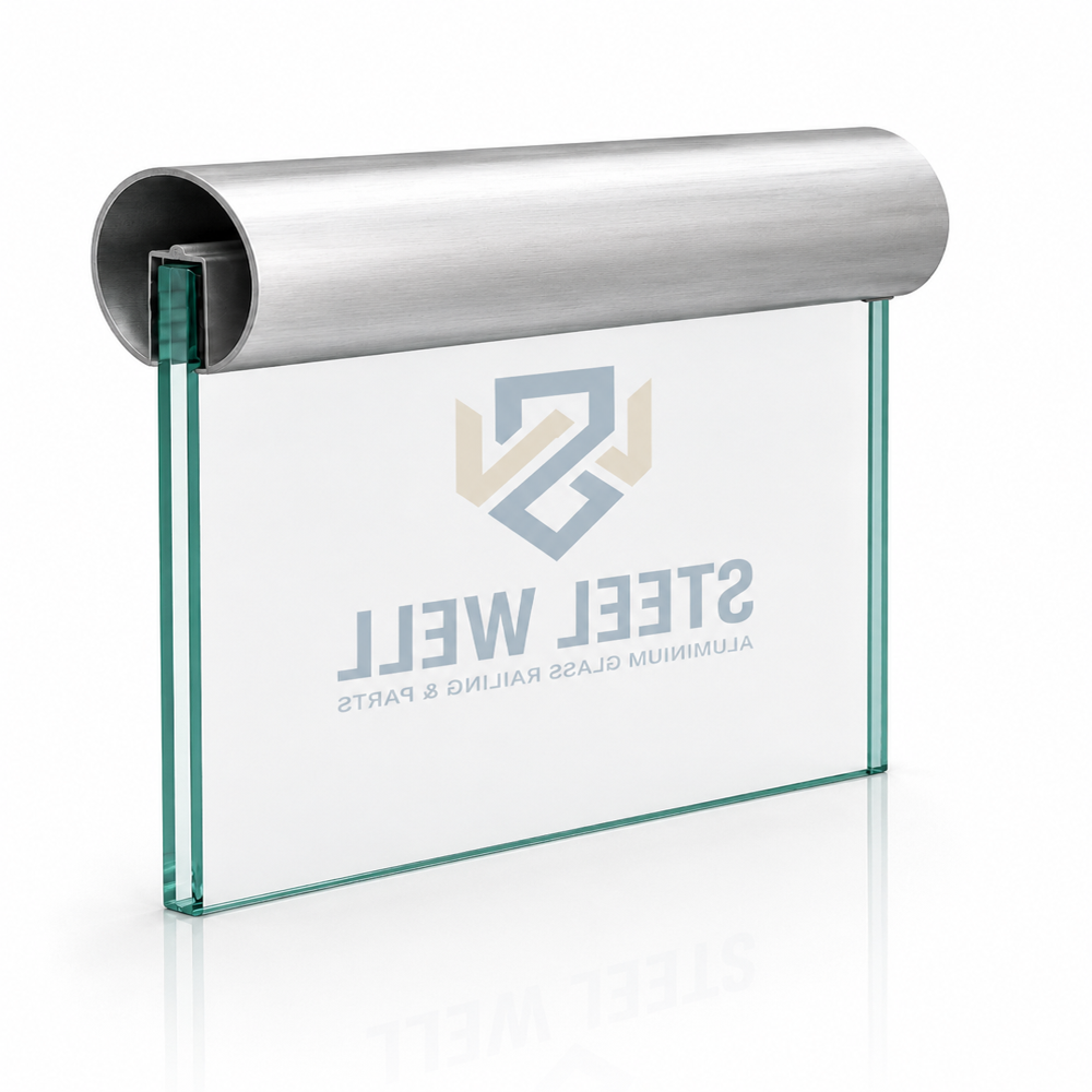 aluminium railing 50mm round top pipe/buy aluminium 50mm round top pipe/aluminium railing pipe supplier India/