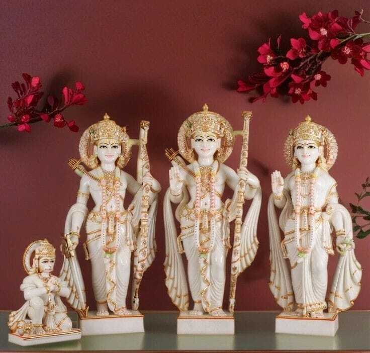Marble Ram Darbar Statue