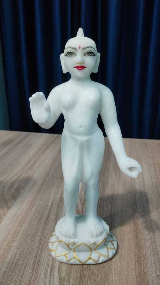 Mahavir Swami Marble Statue
