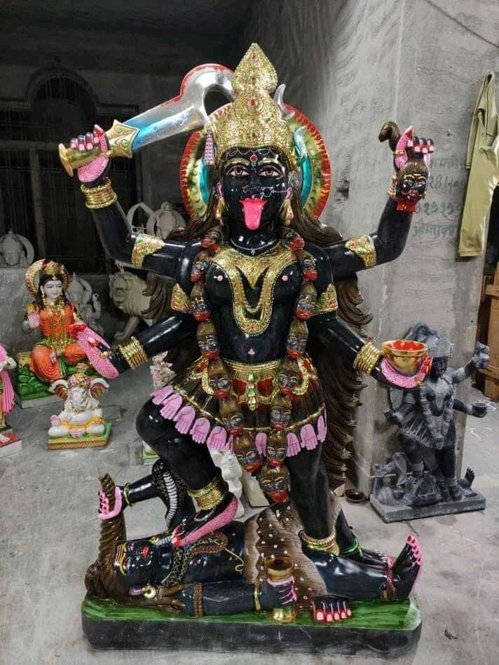 Kali Mata Marble Statue
