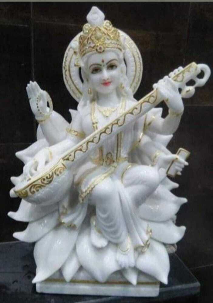 Saraswati Marble Statue