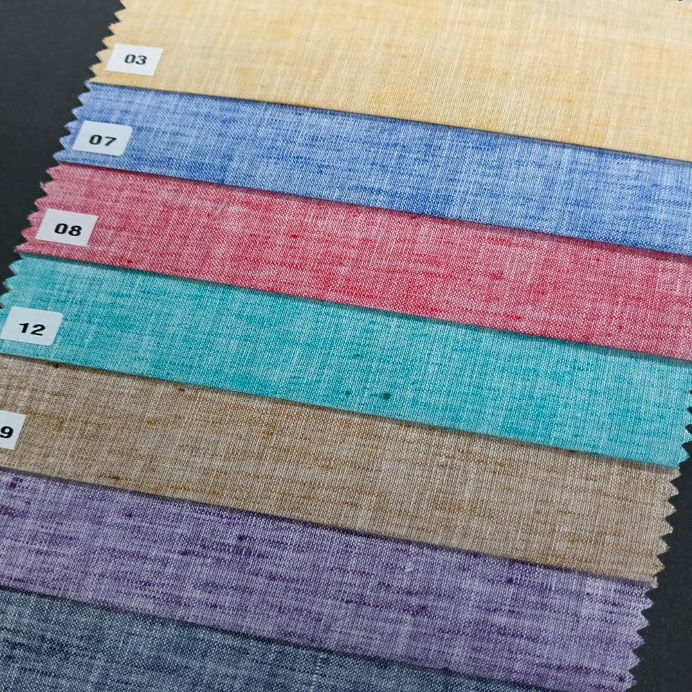 COTTON LINEN SHIRTING FABRIC 58