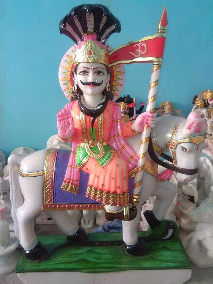 Ramdev Pir Marble Statue