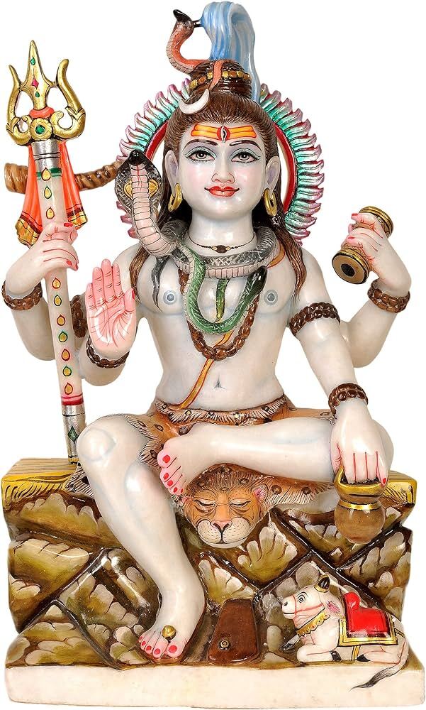 Lord Shiva Marble Murti