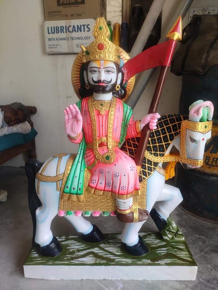 Ramdev Pir Marble Statue