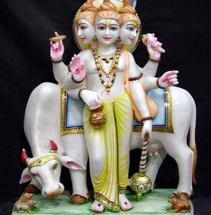 Brahma Marble Statue