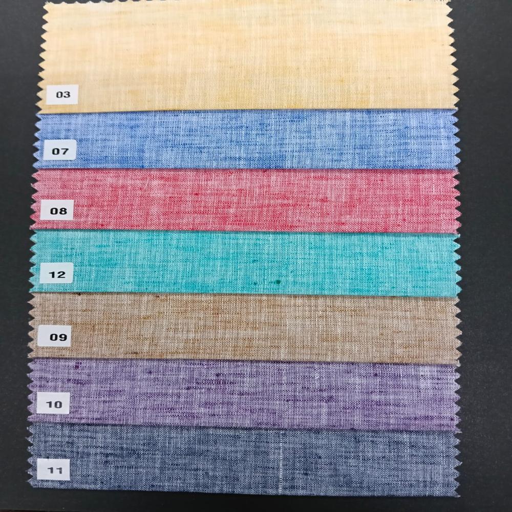 COTTON LINEN SHIRTING FABRIC 58