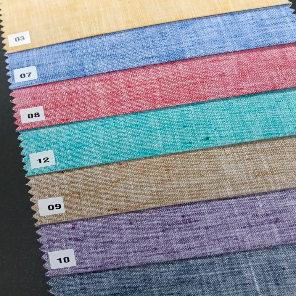 COTTON LINEN SHIRTING FABRIC 58