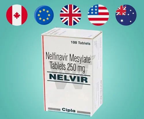 Nelfinavir Mesylate Nelvir 250mg Tablet