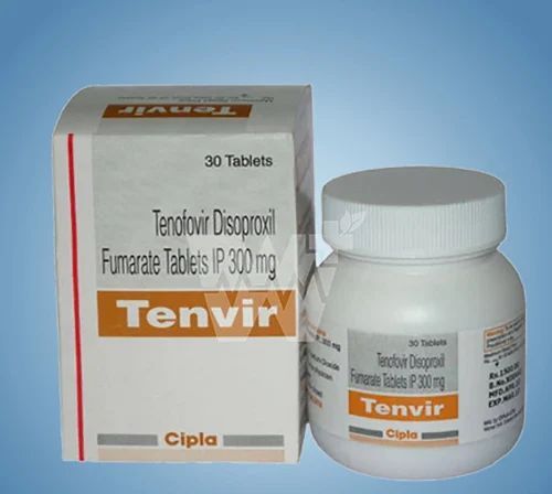 Cipla Tenofovir Disoproxil Fumarate (Tenvir 300 mg Tablets)