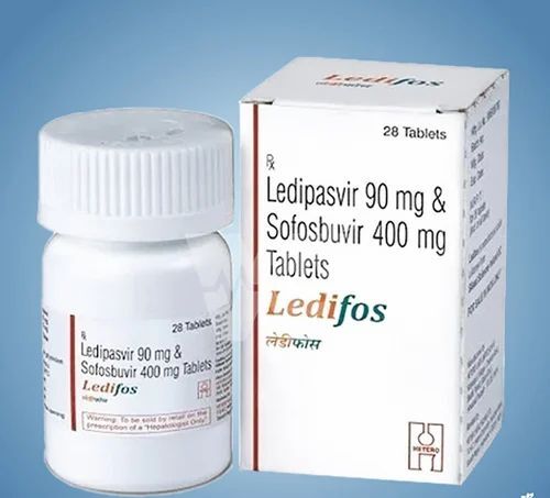 Ledipasvir+Sofosbuvir (Ledifos 90mg 400 Mg Tablet)