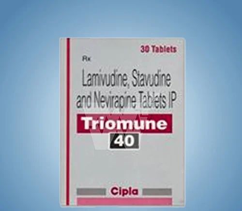 Lamividine+Stavudine + Nevirapine (Triomune Tablets 40 Tablets),Anti Hiv Drugs