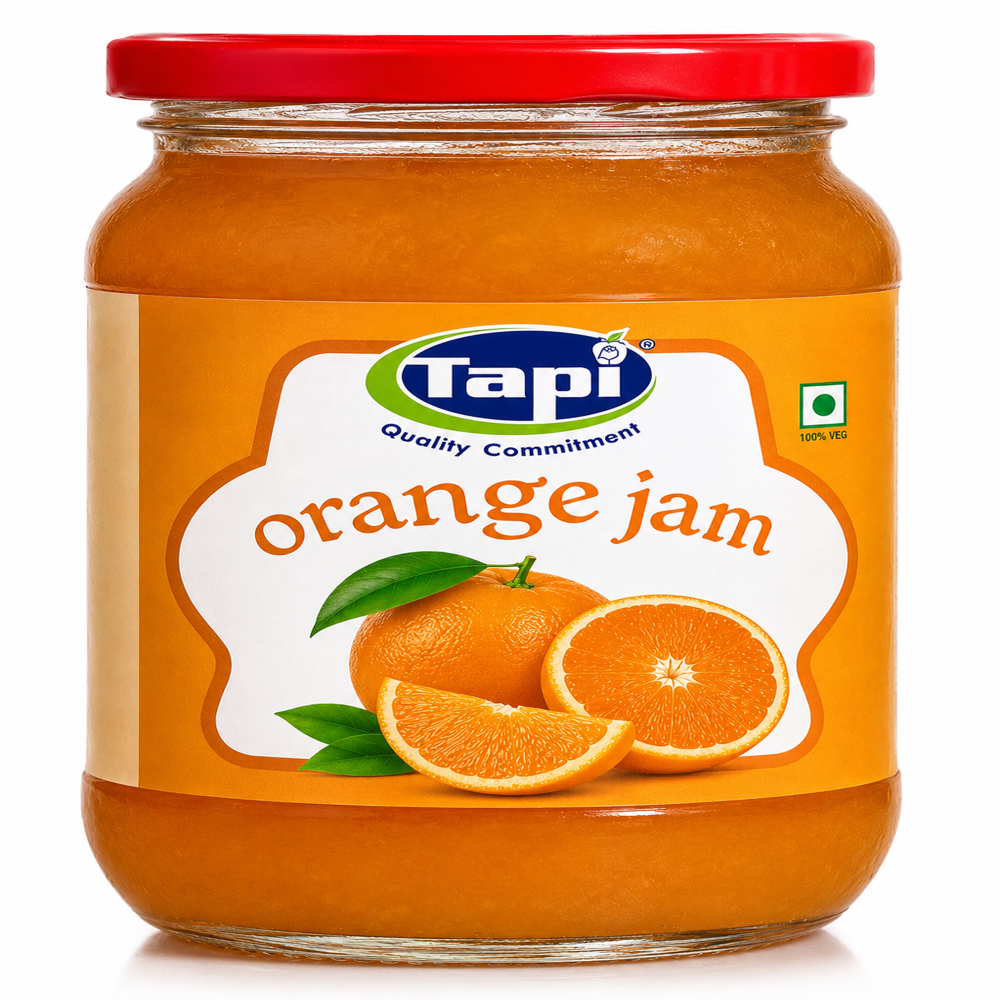 Orange Fruit Jam 500G - Shape: Sliced