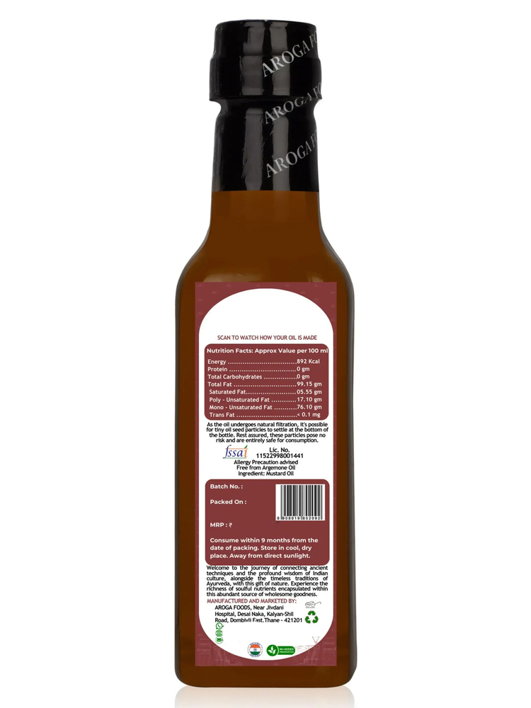Kachhi Ghani Cold Pressed Mustard Oil