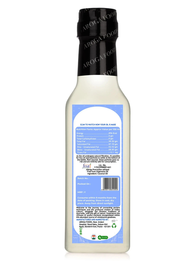 Kachhi Ghani Cold Pressed Coconut Oil