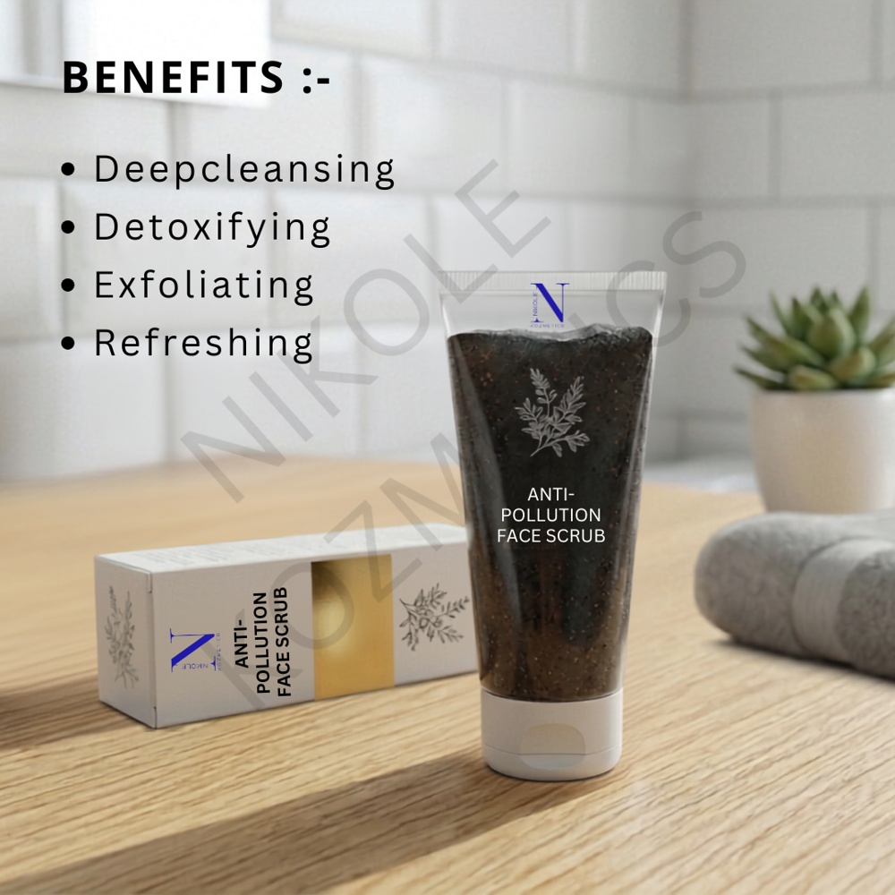 Anti-pollution Face Scrub - Attributes: Smudge Proof