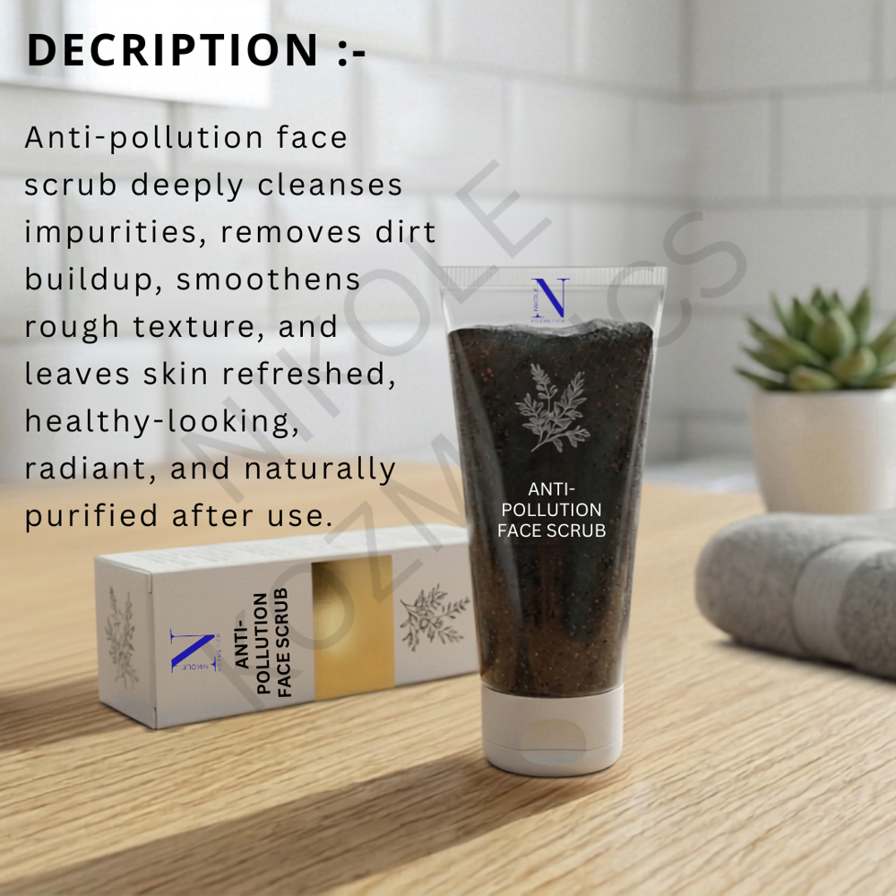 Anti-pollution Face Scrub - Attributes: Smudge Proof