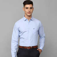 Mens Sky Blue Cotton Shirt