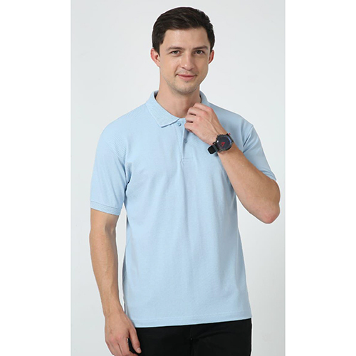 Mens Royal Blue Bourges Classic Polo Tshirt