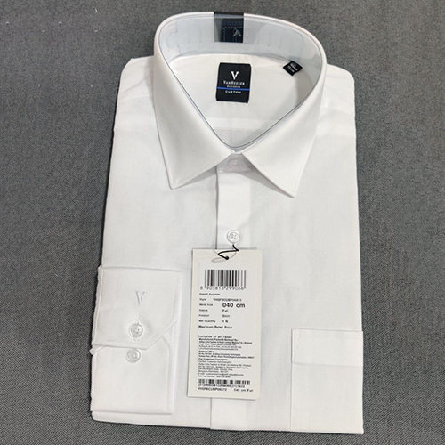 Mens Snow White Stylish Shirt