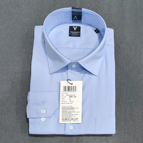 Mens Ocean Blue Formal Shirt
