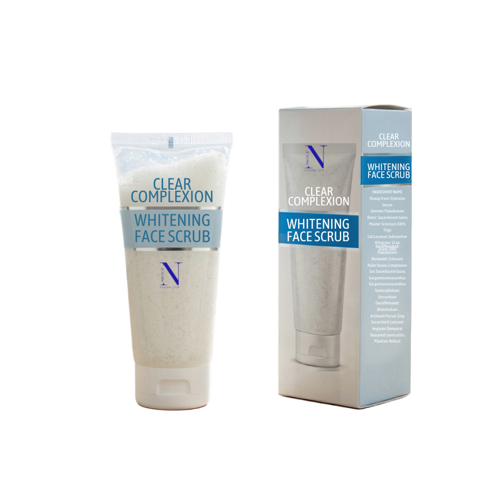 Clear Complexion Whitening Face Scrub - Attributes: Smudge Proof