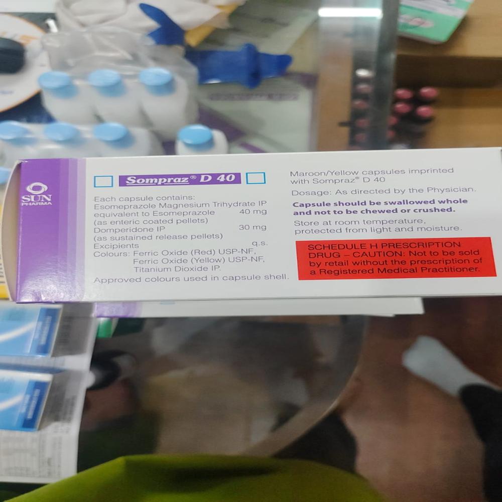 Sompraz D 40 - Dosage Form: Oral Tablet