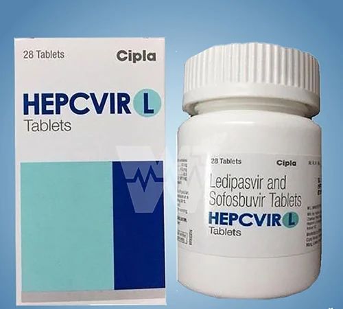 Ledipasvir (90mg) + Sofosbuvir (400mg) (Hepcvir L)