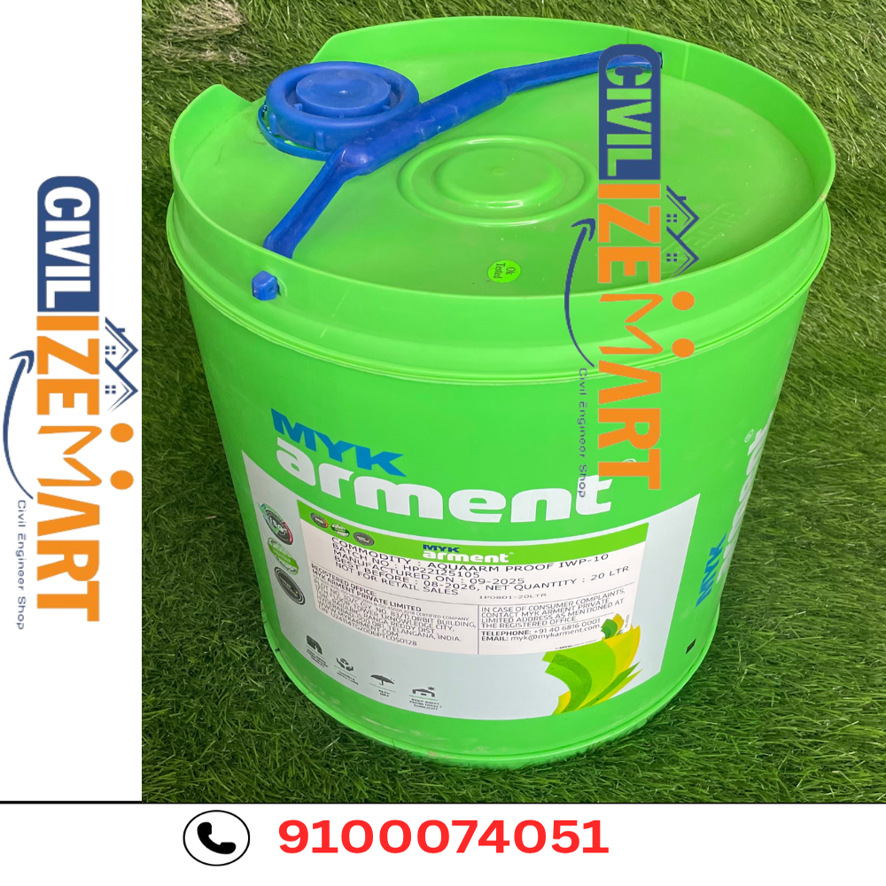 MYK Arment Aquaarm Proof IWP - 10 Waterproofing Chemical