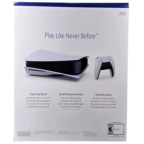 Sony PlayStation 5 Disc Edition Console White 825GB