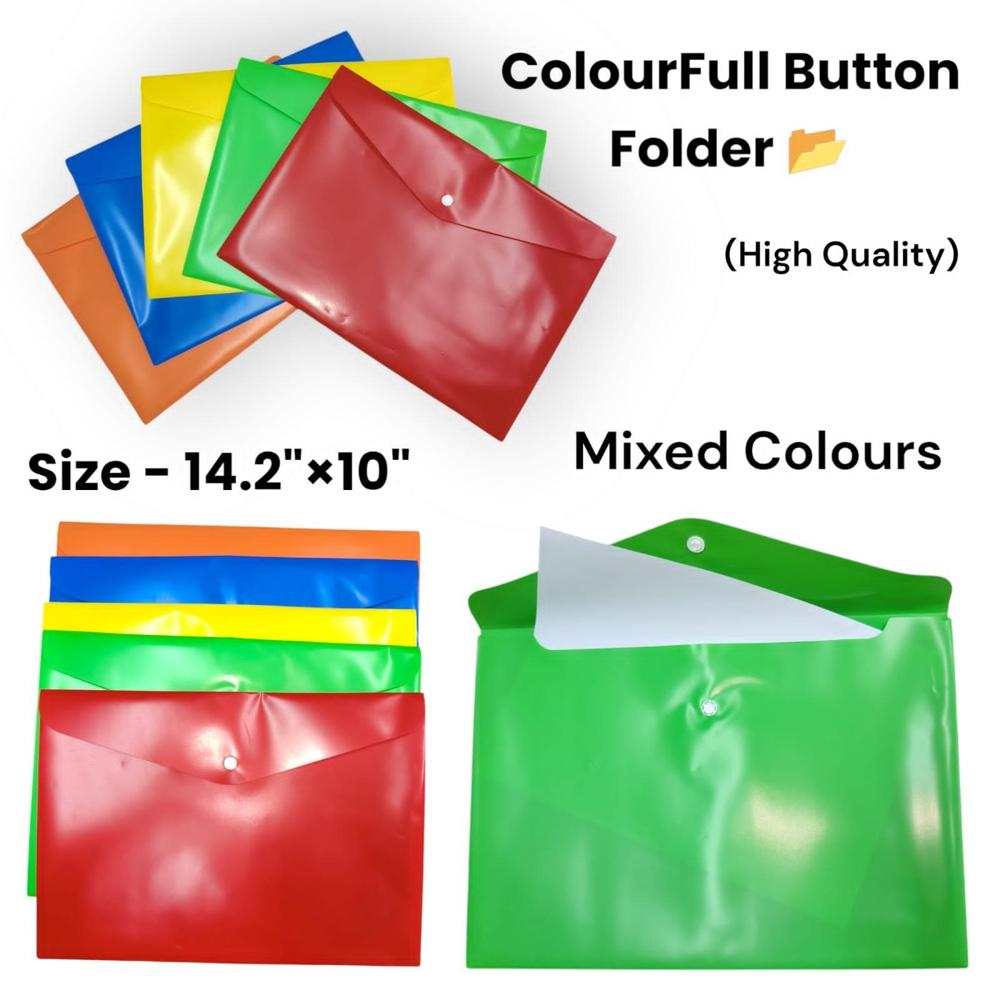 Colourfull button folder