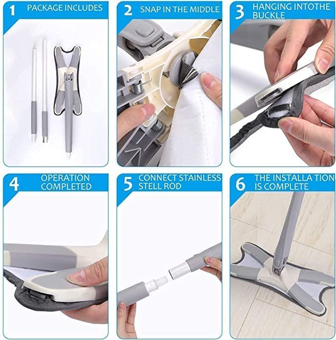 X-type Microfiber Floor Cleaning Mop