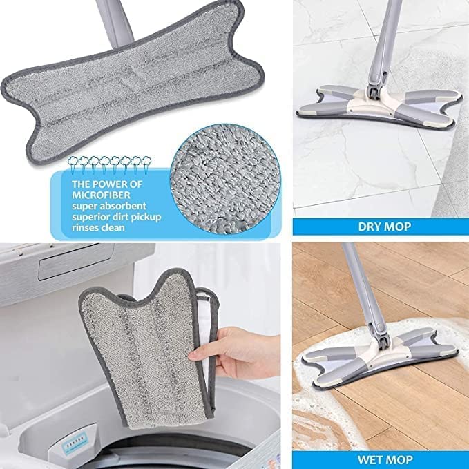 X-type Microfiber Floor Cleaning Mop