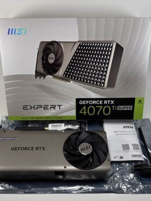 New NVIDIA GEFORCE RTX 4070 TI Super 16GB MSI Expert