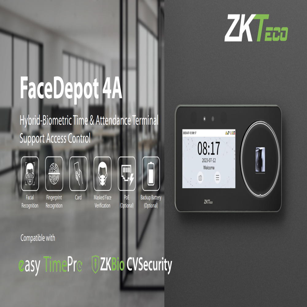  ZKTeco FaceDepot 4A