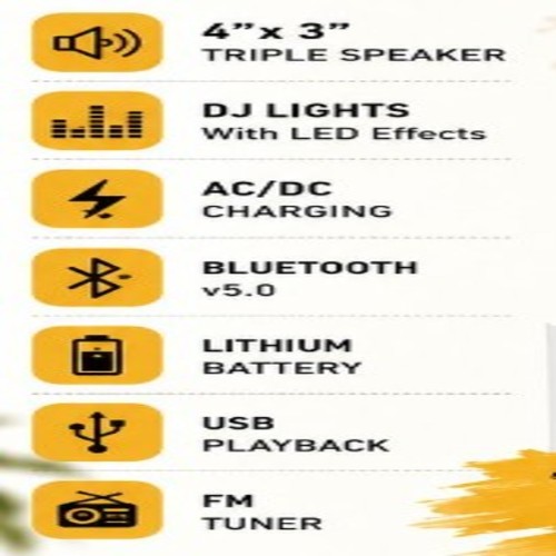 MAJIK GIN PORTABLE BLUETOOTH SPEAKER