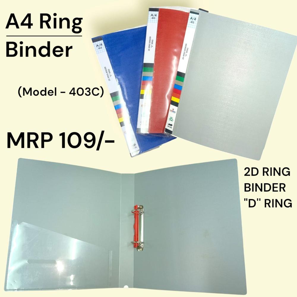 A4 Ring Binder File