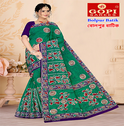 Bolpur Batik Saree