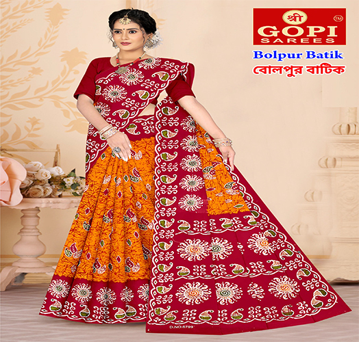 Bolpur Batik Saree