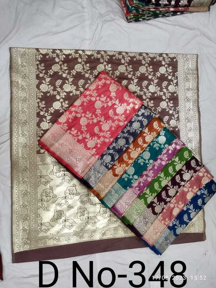 Organza Floral Woven Saree