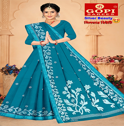 Silver Beauty Saree