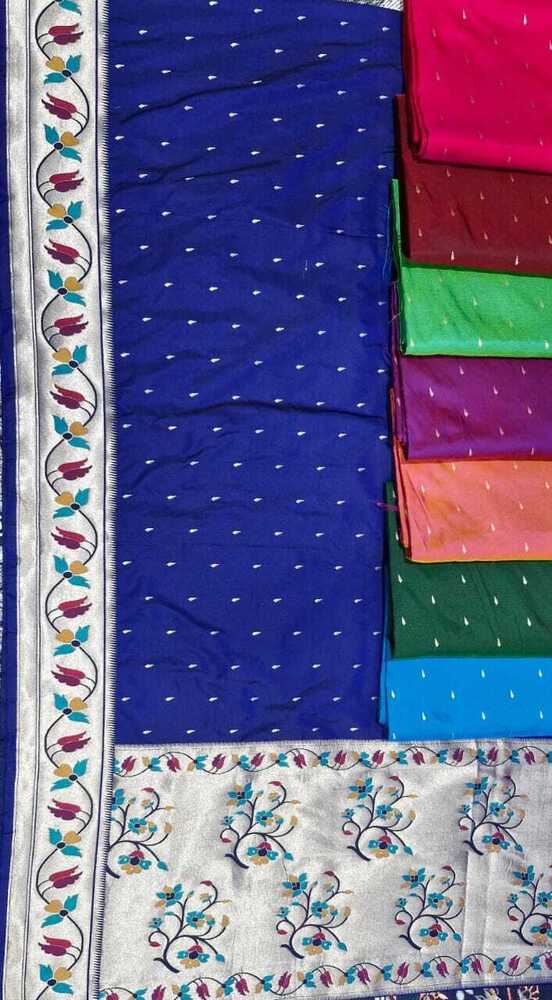 Pure Banarasi Kataan Saree with Paithani Pallu