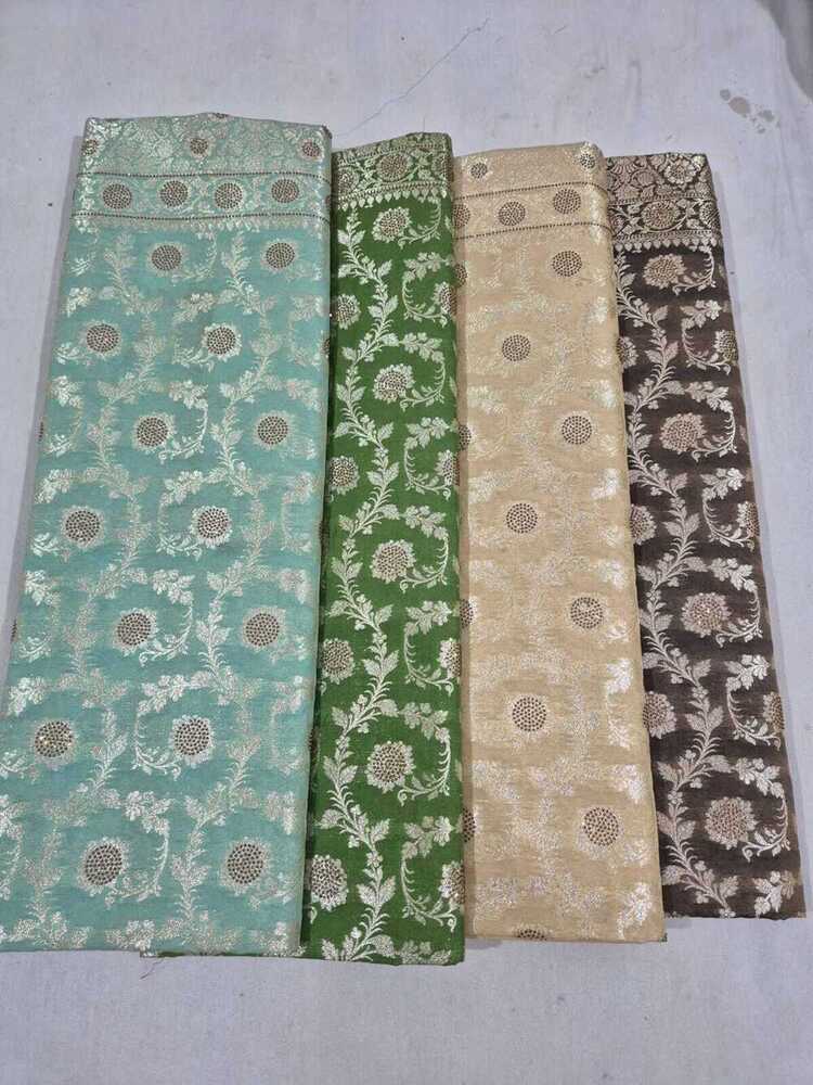 Banarasi crape saree with suroski work