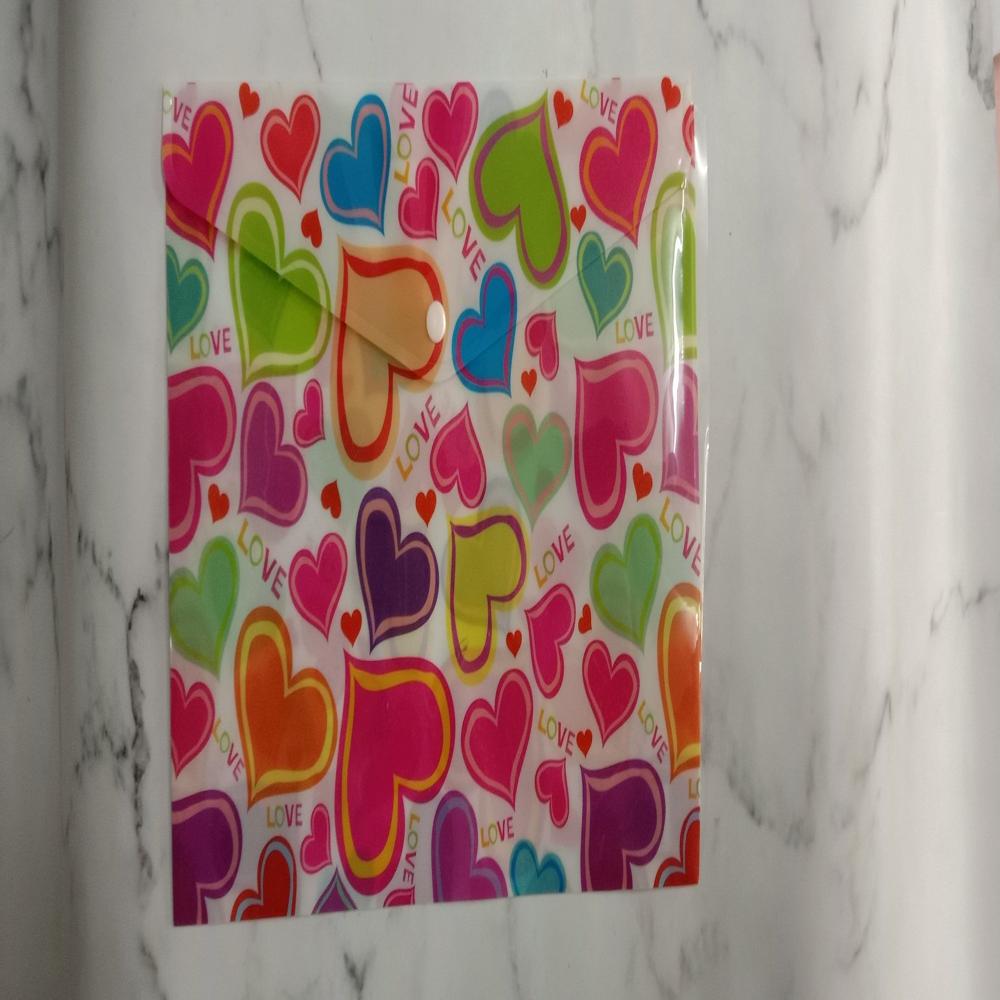 Printed Button Folder
