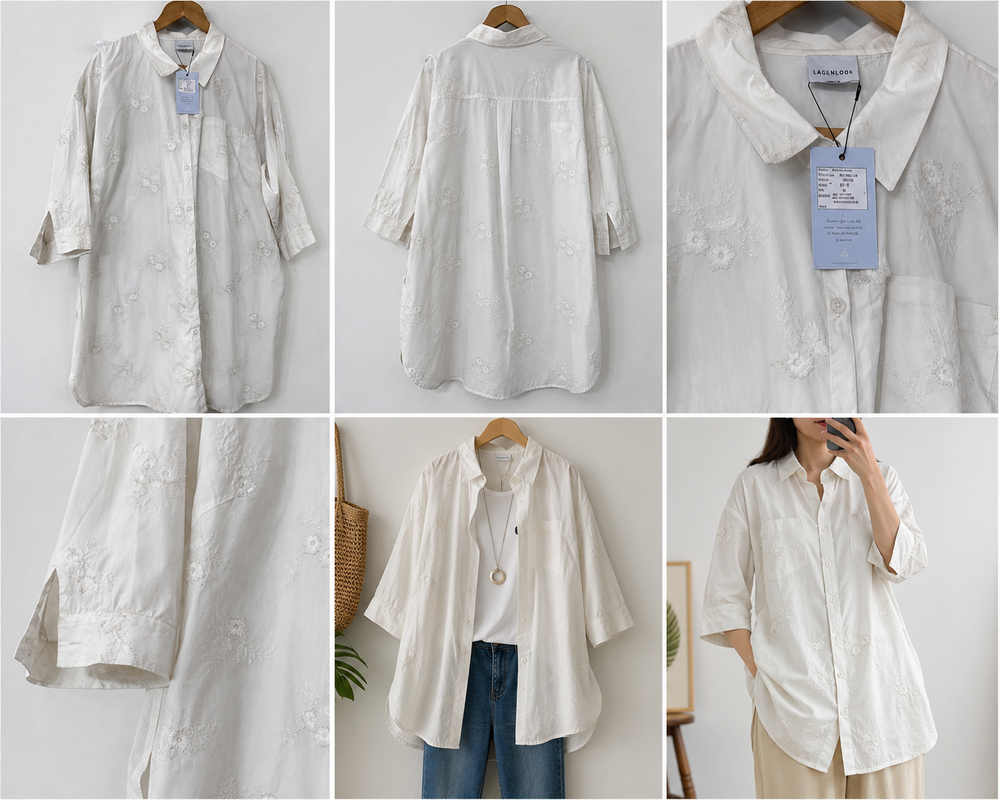 Long Shirt - Bust Size: 38 Inch