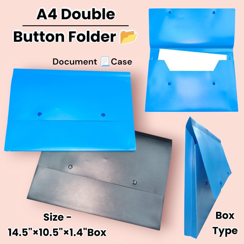 Double Button File Folder