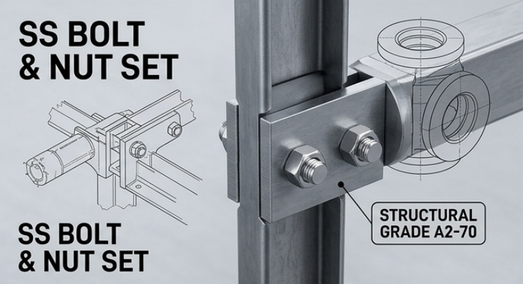 Ss Nut Bolt Set - Application: Automobile